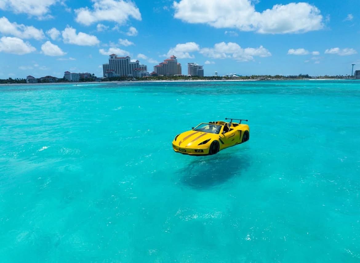 Island Rush jet car adventure in Grand Bahamas